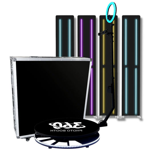 360 Phot Booth | Automatic 4 LED Panel Bundle Package